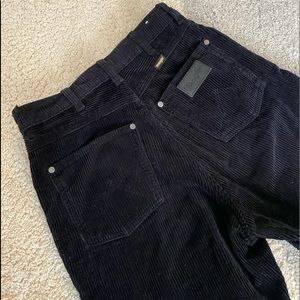 COPY - Black Corduroy Wrangler pants